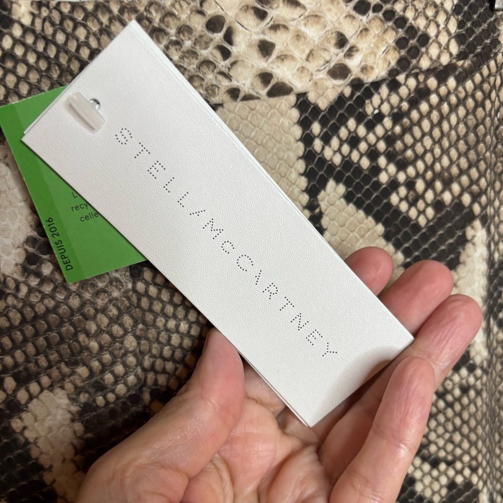 NWT Stella McCartney Python Print Trousers in Bro… - image 3